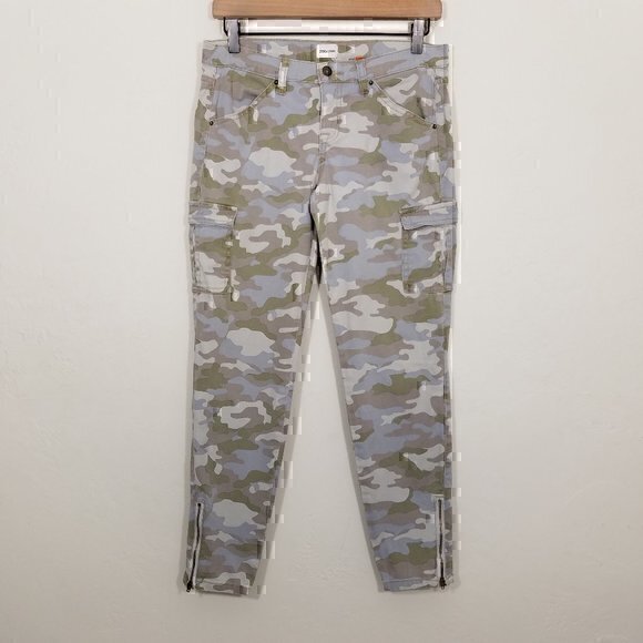 Sneak Peek Denim - Sneak Peek Camo Cargo Stretch Zipper Low Rise Jeans Size 7